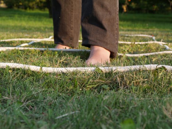 Seelenlandkarte Depression in der Anwendung im Freien